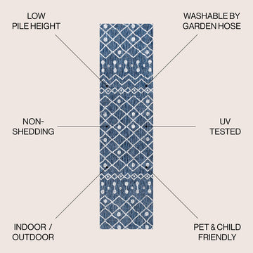 Nokat Tribal Bohemian Indoor/outdoor Area Rug